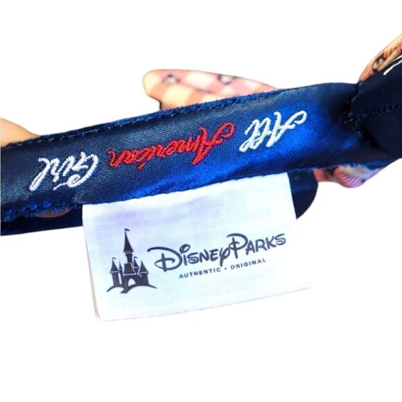 Disney Blue and Red Minnie Mouse Ears Headband - Picture 3 of 5